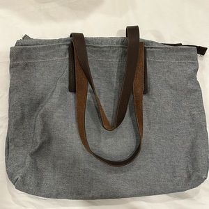 Everlane Denim Tote bag leather